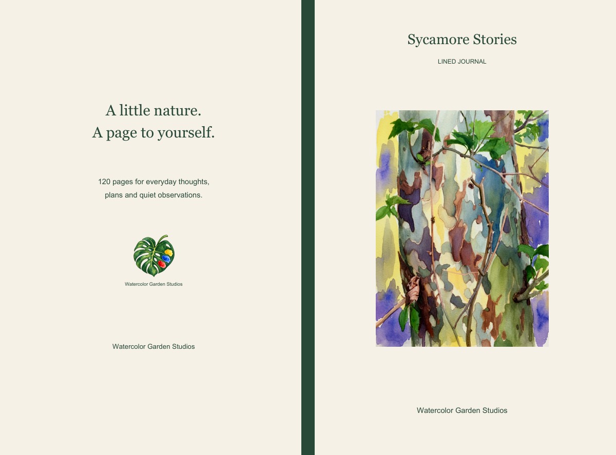 Sycamore Stories Lined Journal